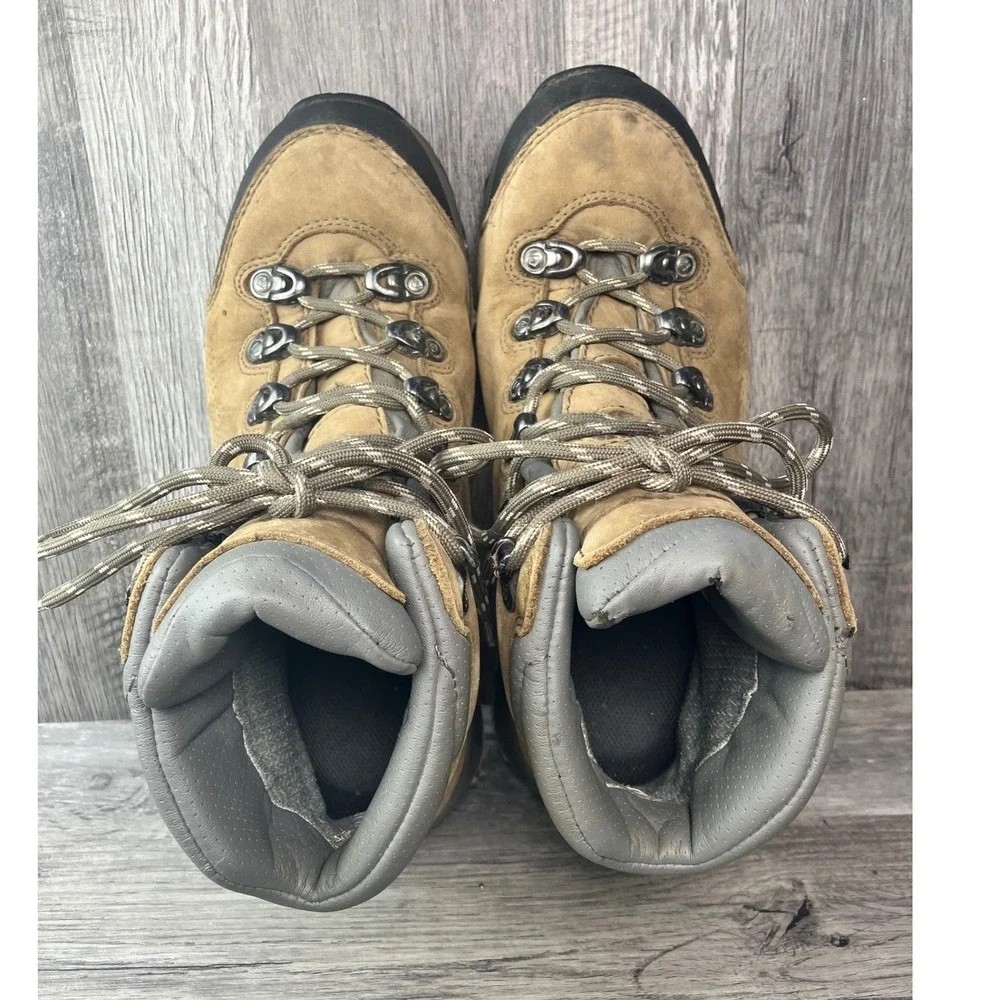 Vasque St Elias GTX 7161 Women 7.5W Brown Leather Waterproof Vibram Hiking Boots_6